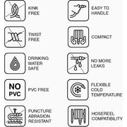 Image of Best Garden Hiflo 50 Ft. Lightweight & Compact Garden Hose