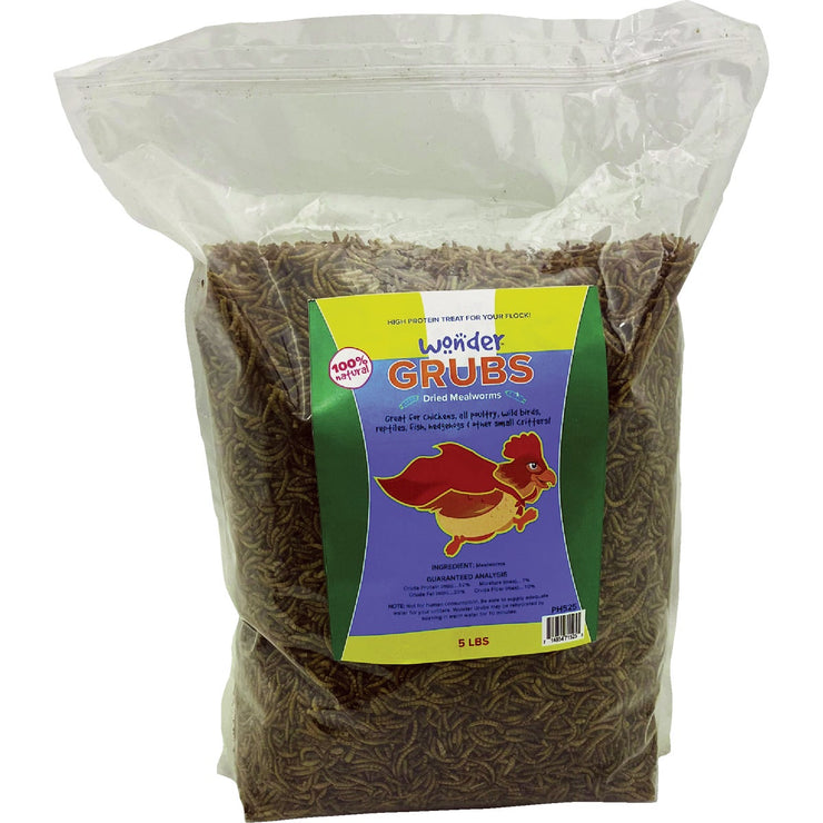 Image of Wonder Grubs 5 Lb. Dried Mealworms
