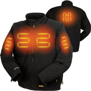 Image of DEWALT Men's Black Soft Shell Heated Jacket Kit, XL