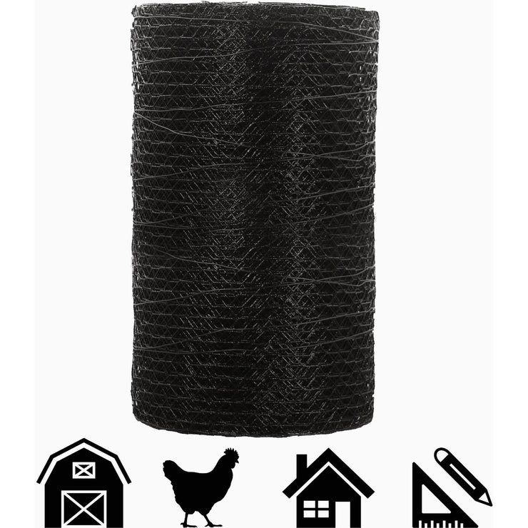 Image of Acorn 1 In. x 24 In. H. x 150 Ft. L. Hexagonal  Vinyl-Coated Wire Poultry Netting
