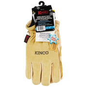 Image of Kinco Men's Large Premium Pigskin Thermal Insulated Winter Work Glove