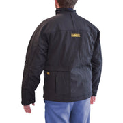 Image of DEWALT Men's Black Soft Shell Heated Jacket Kit, L
