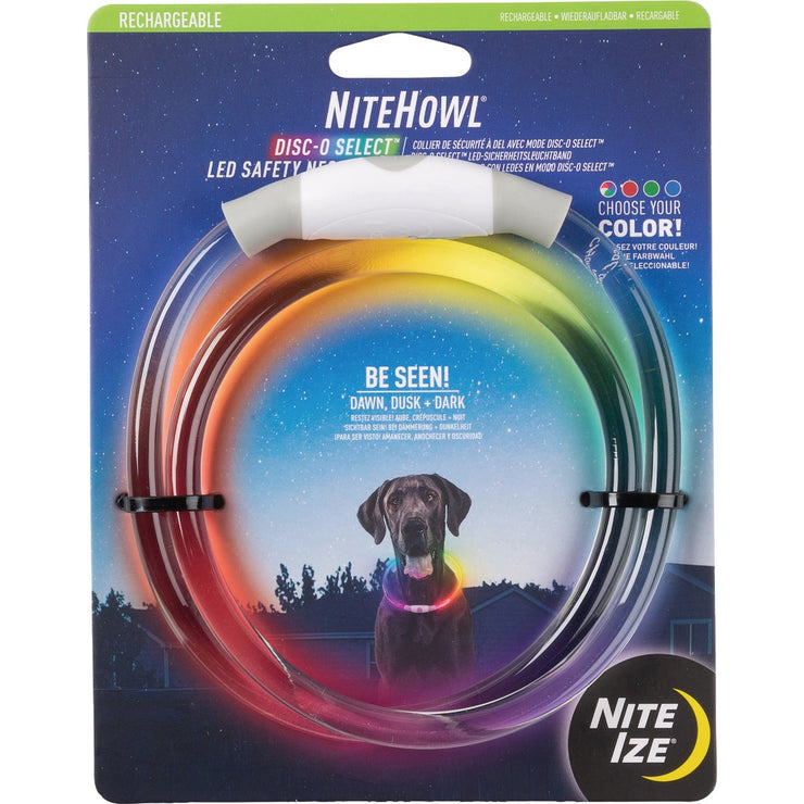 Image of Nite Ize Nite Howl Lithium Polymer Rechargeable Color Changing LED Safety Necklace