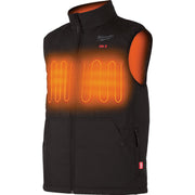 Image of Milwaukee M12 AXIS Men's Black Cordless Heated Vest Kit, 2XL