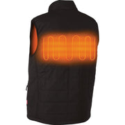 Image of Milwaukee M12 AXIS Men's Black Cordless Heated Vest Kit, 2XL