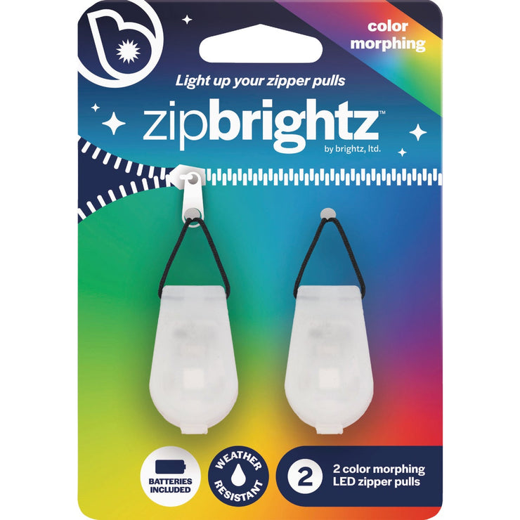 Image of Zipbrightz LED Color Morphing Zipper Charms (2-Pack)