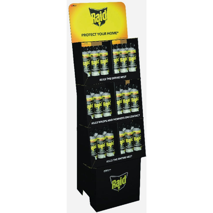 Image of Raid 17.5 Oz. Aerosol Spray Wasp & Hornet Killer Display (36-Count)