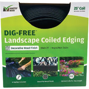 Image of Master Mark Dig-Free 1.5 In. H. x 25 Ft. L. Black Recycled Plastic Landscape Edging