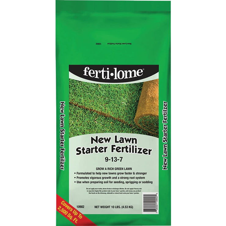 Image of Ferti-lome 10 Lb. 2500 Sq. Ft. 9-13-7 New Lawn Starter Fertilizer