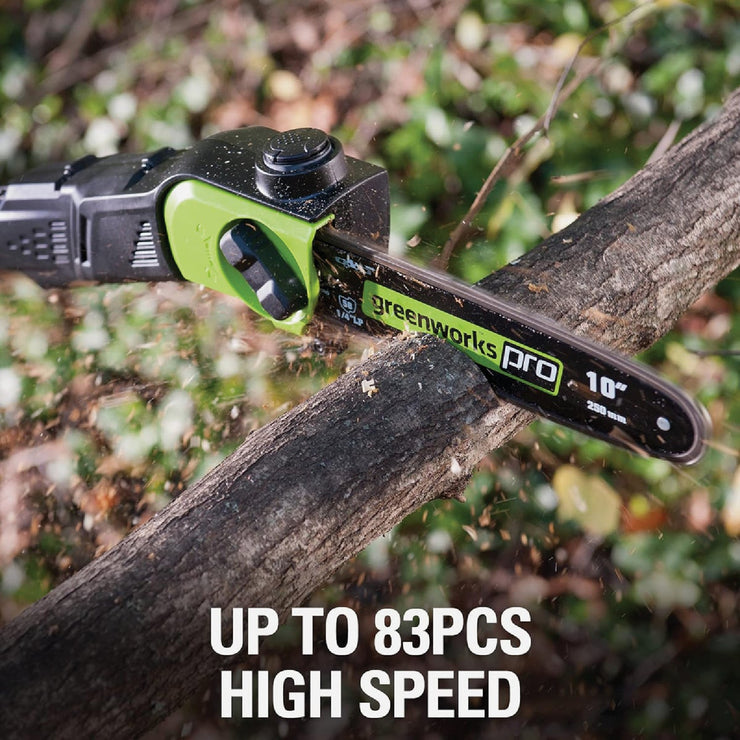 Image of Greenworks 80V 10 In. Pole Saw (Tool Only)