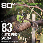 Image of Greenworks 80V 10 In. Pole Saw (Tool Only)