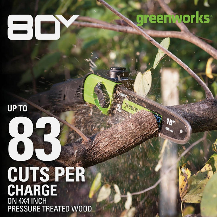 Image of Greenworks 80V 10 In. Pole Saw (Tool Only)