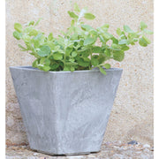 Image of Novelty ArtStone Ella 12 in. W. x 12 in. H. x 12 in. L. x Gray Resin Planter