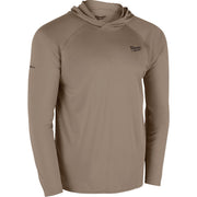Image of Milwaukee Workskin Large Sandstone Hooded Men's Sun Shirt