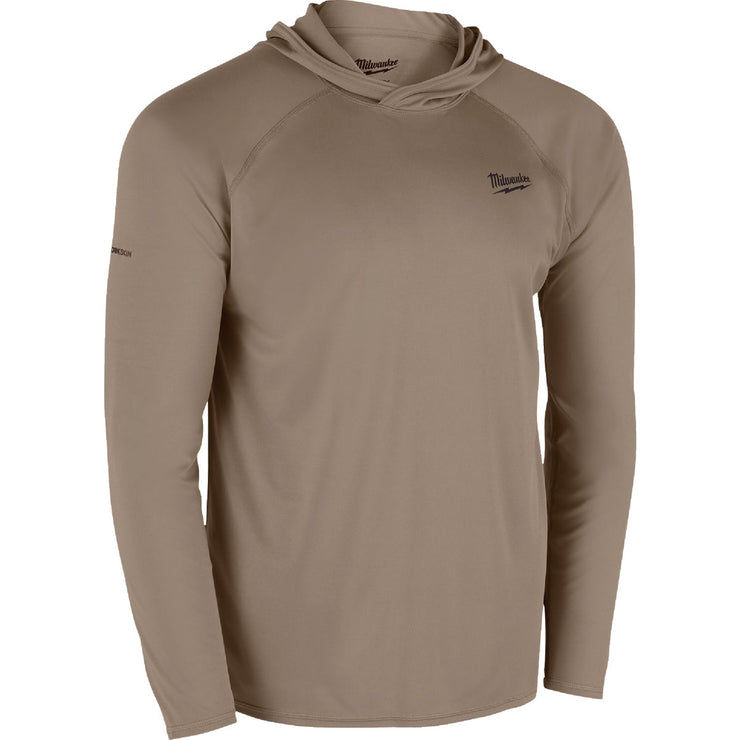 Image of Milwaukee Workskin Large Sandstone Hooded Men&