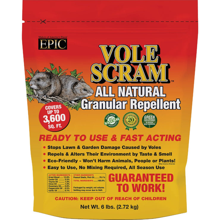 Image of Vole Scram 6 Lb. Granular Organic Vole Repellent