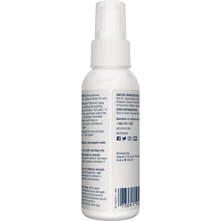 Image of PetArmor 4 Oz. Anti-Itch Spray for Dogs & Cats