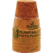 Image of PlantBest 3.25 In. Coconut Coir Plantable Pot (8-Pack)