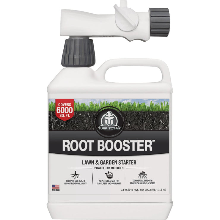 Image of Turf Titan Root Booster 32 Oz. 6000 Sq. Ft.1-0-0 Lawn & Garden Starter Fertilizer