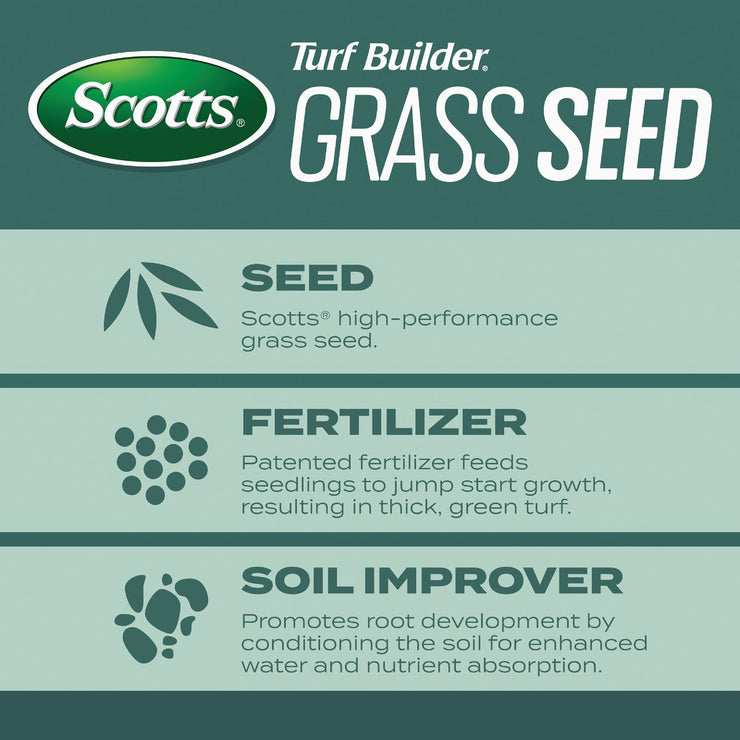 Image of Scotts Turf Builder 5.6 Lb. 465 Sq. Ft. Dense Shade Mix Grass Seed, Fertilizer, and Soil Improver Combination