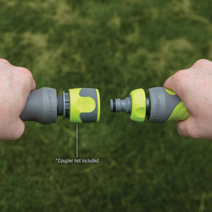 Image of Flexzilla Standard Garden Hose Quick-Connect Fitting Plug Kit, ZillaGreen (5-Piece)