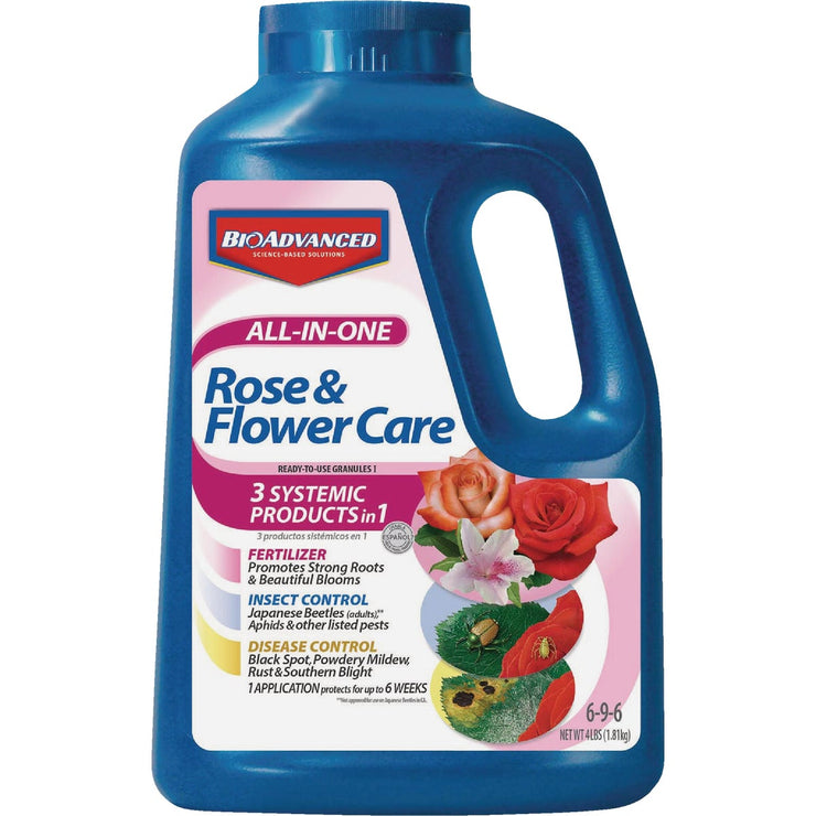 Image of BioAdvanced All-In-1 4 Lb. Granules Rose & Flower Care