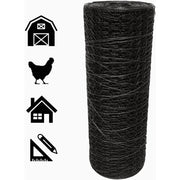 Image of Acorn 1 In. x 48 In. H. x 150 Ft. L. Hexagonal  Vinyl-Coated Wire Poultry Netting