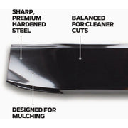 Image of Oregon 42 In. Deck Riding Lawnmower Mulching Blade - Fits Cub-Cadet Riding Mower (2-Count)