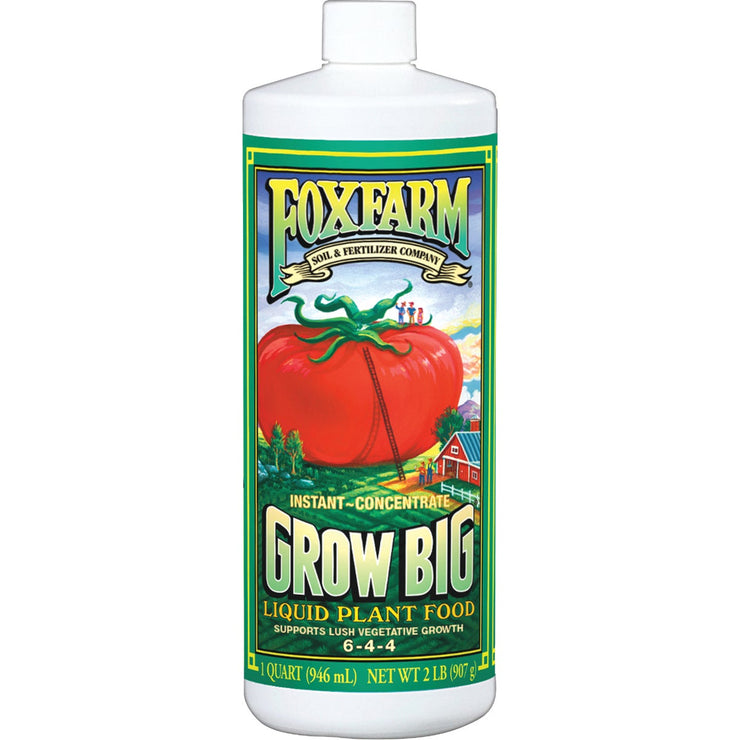 Image of FoxFarm Grow Big 1 Qt. 6-4-4 Liquid Plant Food