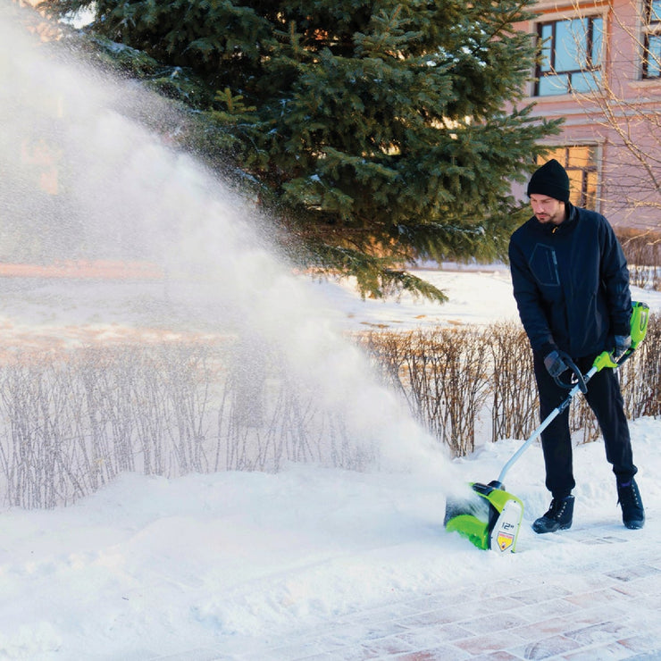 Image of Greenworks 40V 12 In. Cordless Snow Shovel with 4.0 Ah Battery and Charger