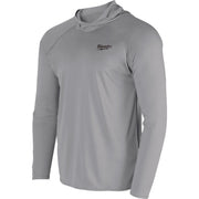 Image of Milwaukee Workskin 3XL Gray Hooded Men's Sun Shirt
