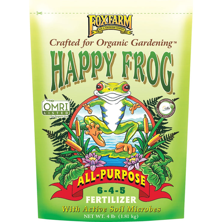 Image of FoxFarm Happy Frog 4 Lb. All Purpose Fertilizer