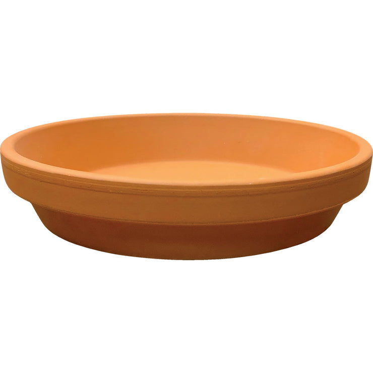 Image of Ceramo 8 In. Terracotta Clay Standard Flower Pot Saucer