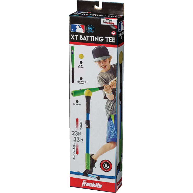 Image of Franklin MLB 25 to 34.75 In. Youth Batting Tee with Bat & Ball