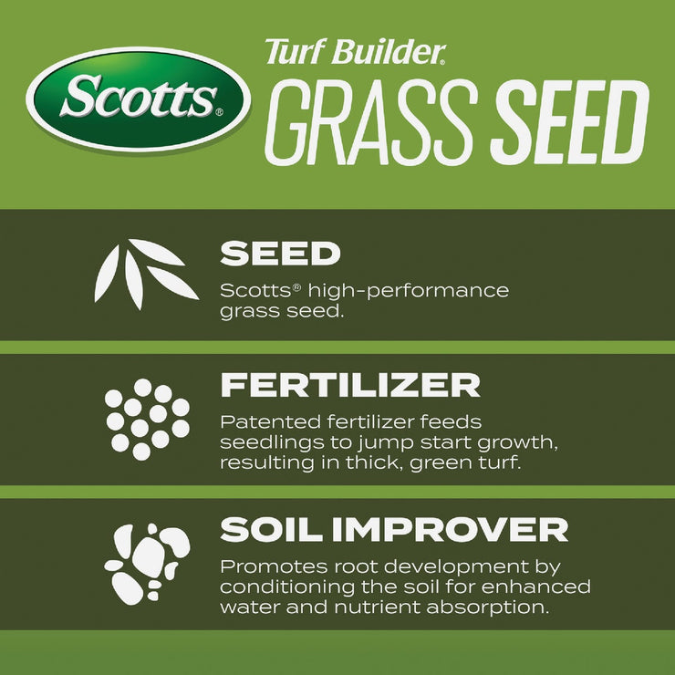Image of Scotts Turf Builder 5.6 Lb. 465 Sq. Ft. Tall Fescue Mix Grass Seed, Fertilizer, and Soil Improver Combination