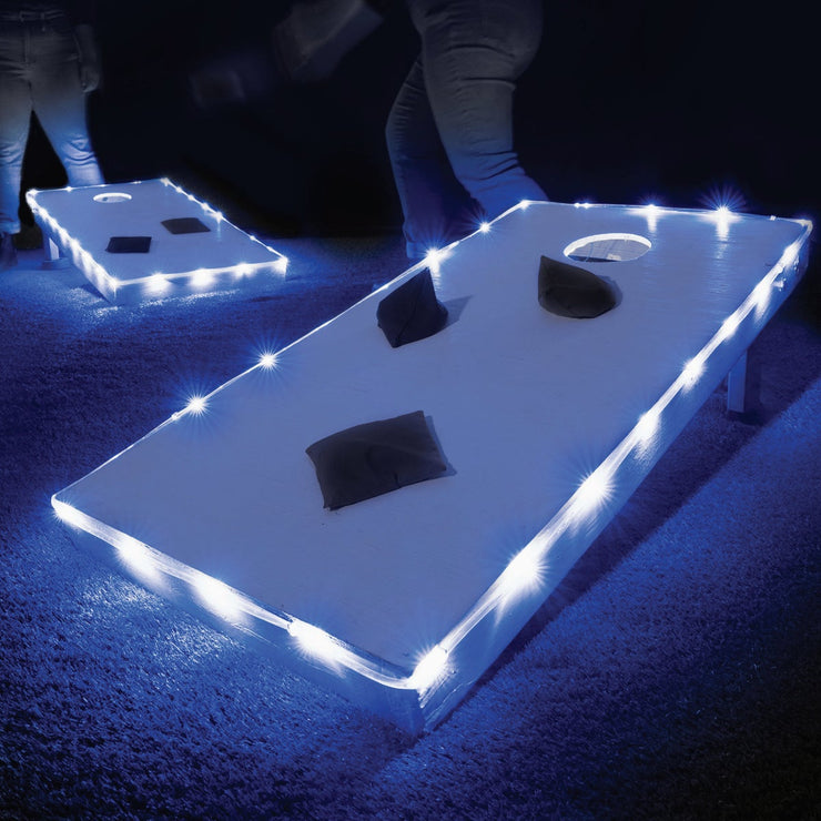 Image of Tossbrightz 26 Ft. White LED Cornhole Lighting Kit