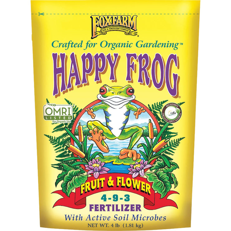 Image of FoxFarm Happy Frog 4 Lb. Fruit & Flower Fertilizer