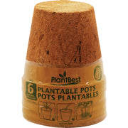 Image of PlantBest 4.5 In. Coconut Coir Plantable Pot (6-Pack)