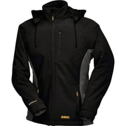 Image of DEWALT Women's Black Soft Shell Heated Coat Kit, S