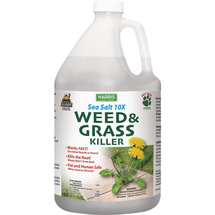 Image of Harris Sea Salt 10X 1 Gal. Ready to Use Spray Weed & Grass Killer