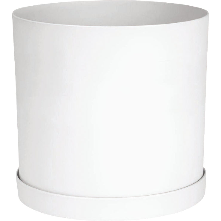 Image of Bloem Mathers Collection 10 In. White Plastic Planter