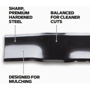 Image of Oregon 42 In. Deck Riding Lawnmower Blade - Fits Husqvarna and Craftsman Riding Mower (2-Count)