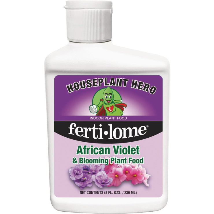 Image of Ferti-lome Houseplant Hero 8 Oz. 8-10-8 Concentrated Liquid African Violet & Blooming Plant Food