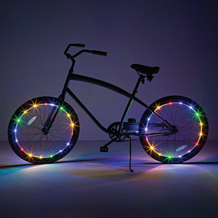 Image of Wheelbrightz LED Rainbow Bicycle Light