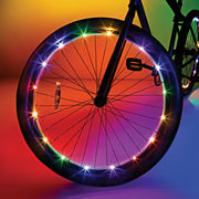 Image of Wheelbrightz LED Rainbow Bicycle Light
