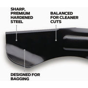 Image of Oregon 46 In. Deck Riding Lawnmower Blade - Fits Craftsman and Cub Cadet Riding Mower (2-Count)