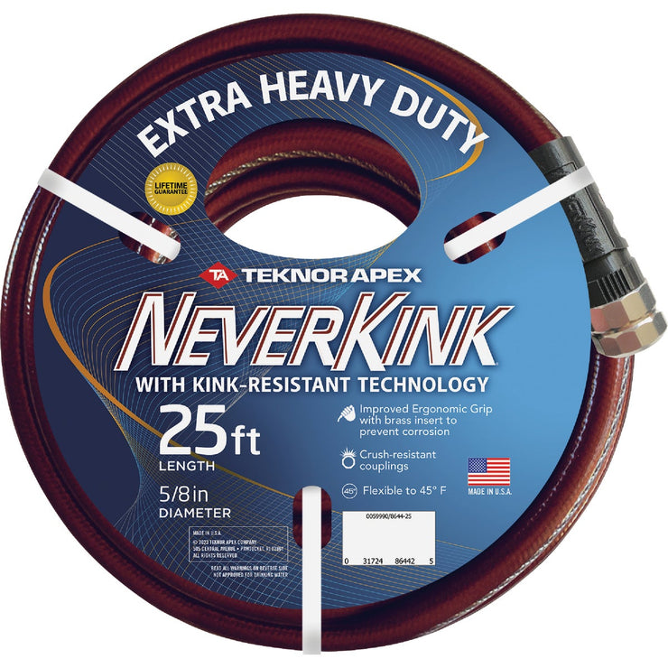 Image of Teknor Apex Neverkink 5/8 In. Dia. x 25 Ft. L. Extra Heavy-Duty Garden Hose