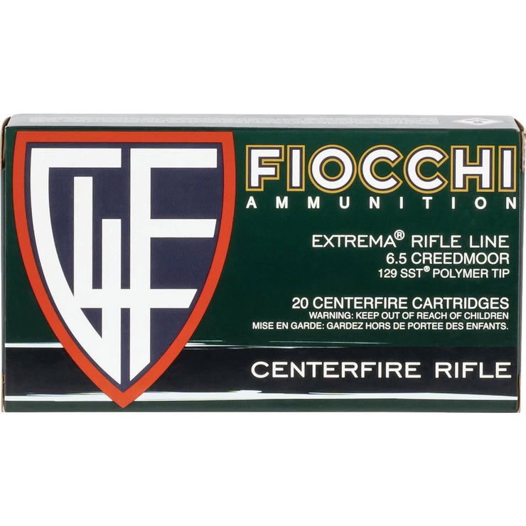Image of Fiocchi 6.5 Creedmoor 120 Grain SST Centerfire Ammunition Cartridges