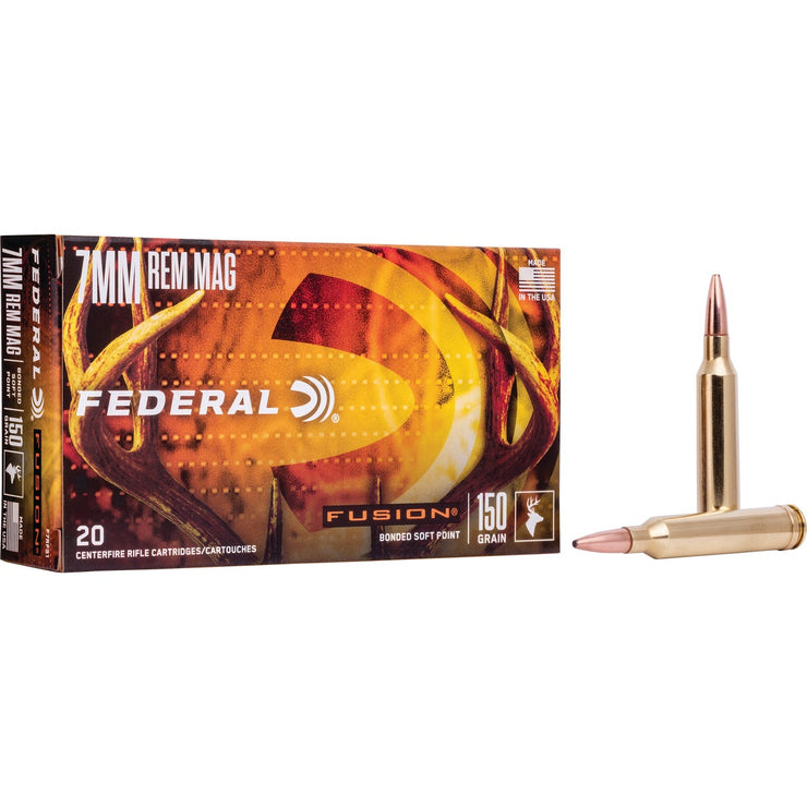Image of Federal Fusion 30-06 Springfield 165 Grain Soft Point Centerfire Ammunition Cartridges