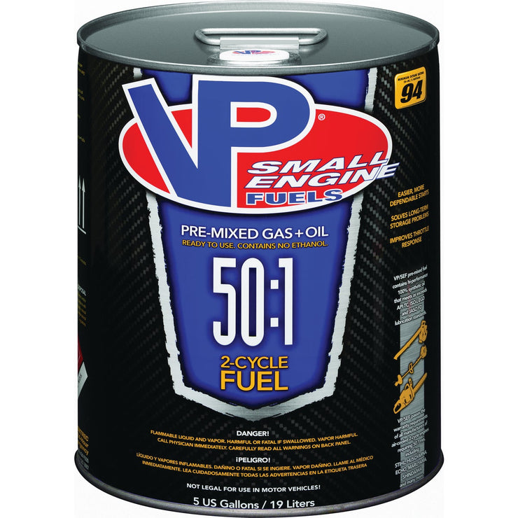 Image of VP Small Engine Fuels 5 Gal. 50:1 Ethanol-Free Gas & Oil Pre-Mix
